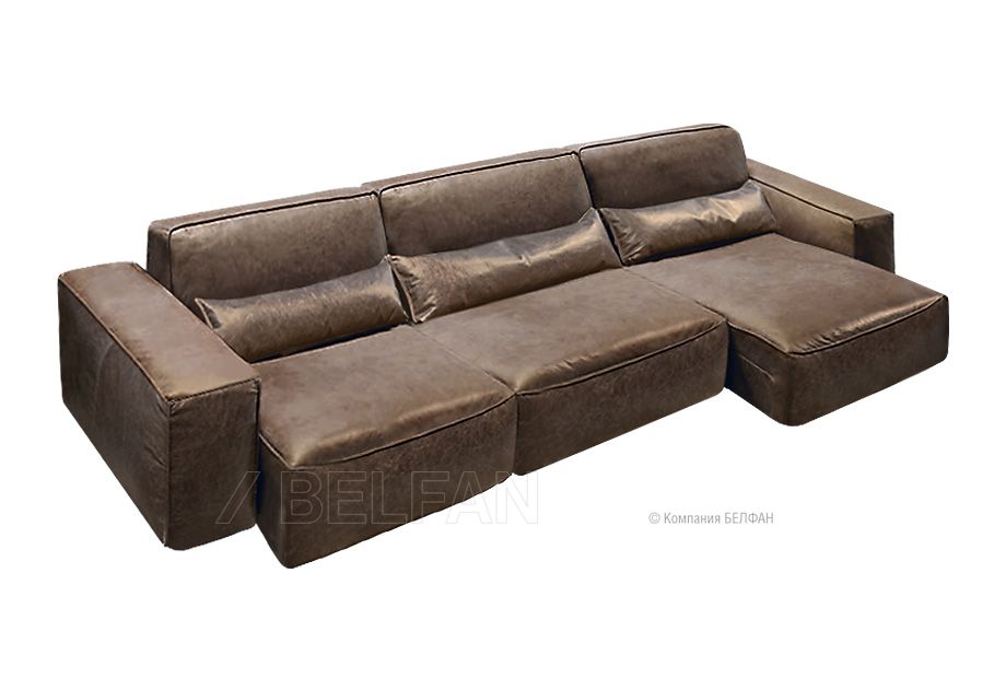 "Клайд" диван 3-х модульный; нераскл.кл.; 1L+10+1R; Бакстер 09(33501)+Бакстер 05(33502)(гр.4)